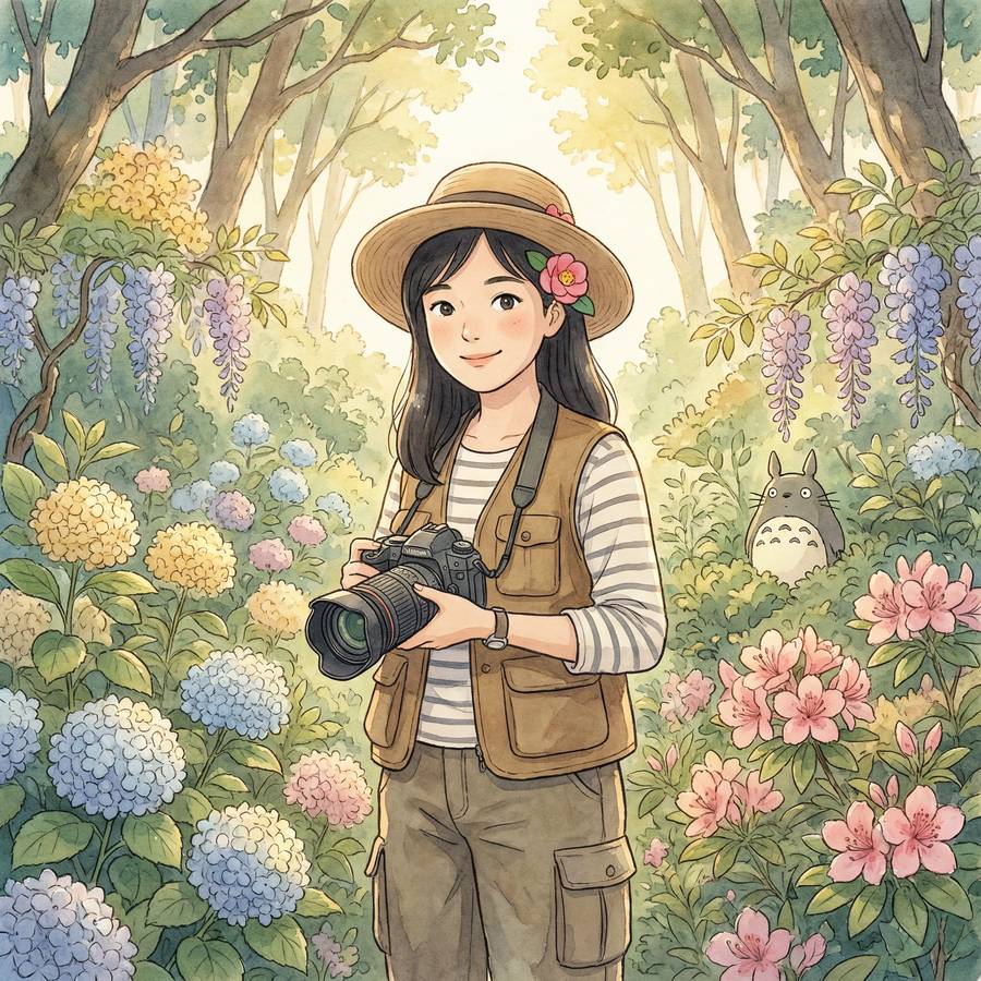 幼幼植物摄影师林雨薇